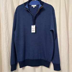 Peter Millar Merino Wool Zip Sweater